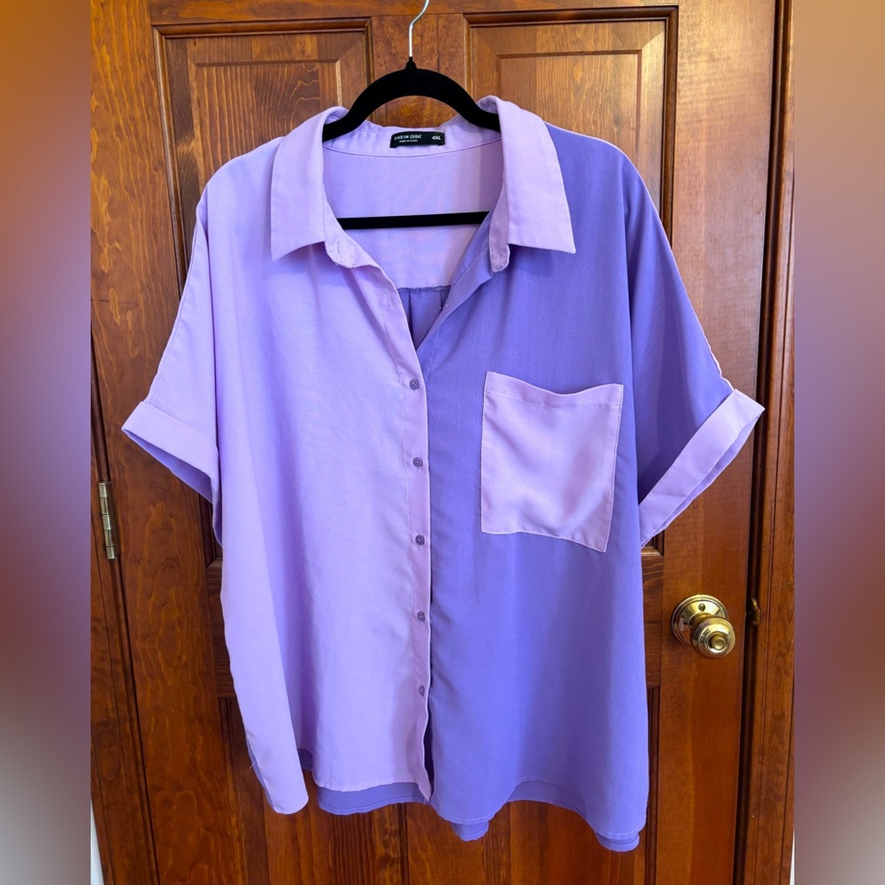 Two-Toned Button Down Shirt